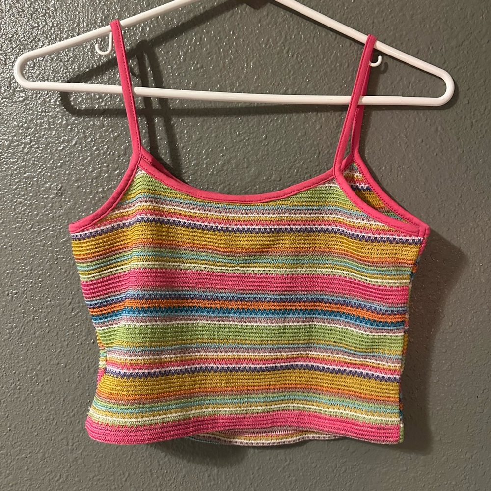 Multicolor Striped Women's Top